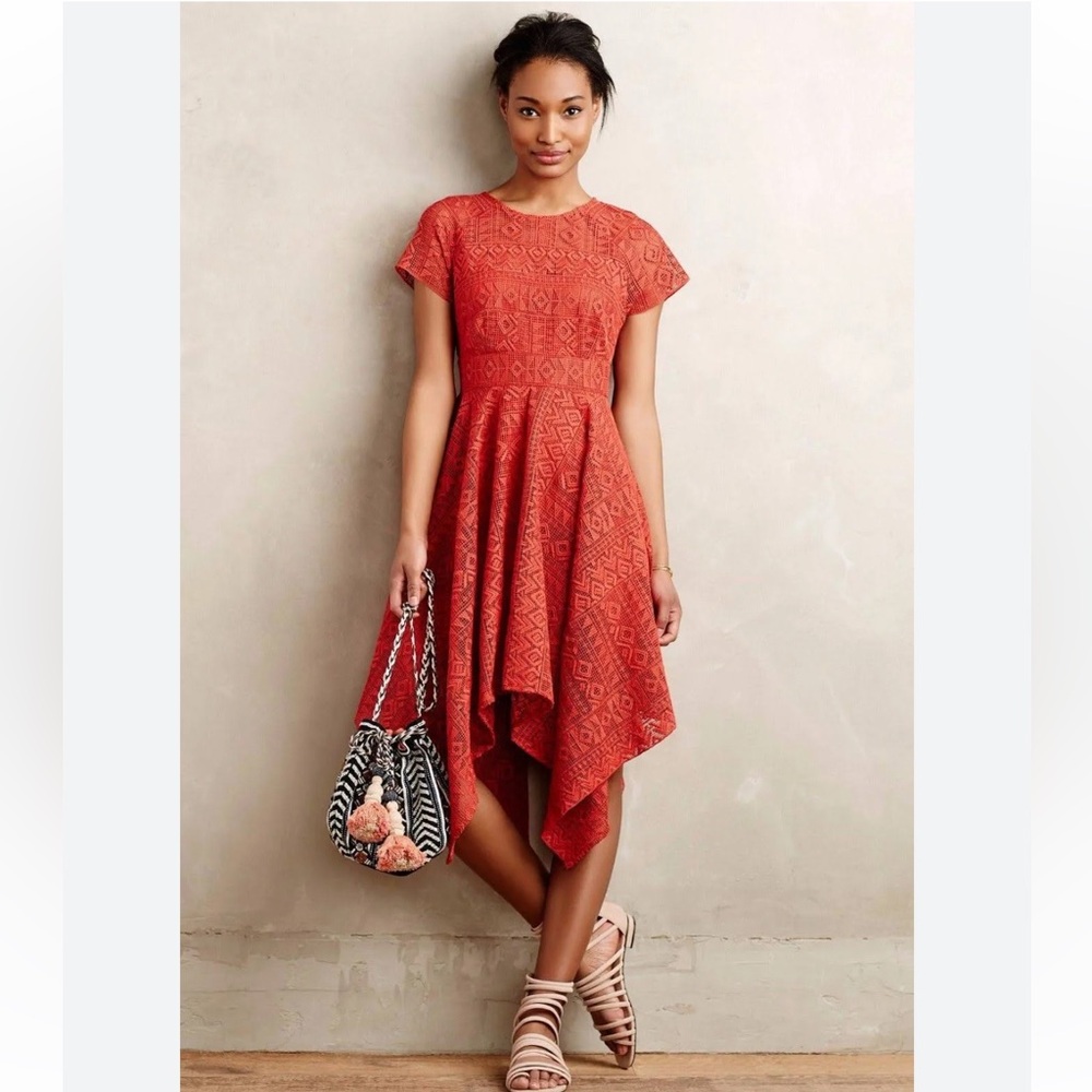 Gorgeous Maeve assumetrical red dress. Absolutely gorgeous head-turning dress